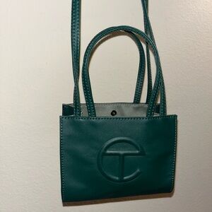 Telfar Teal Mini Bag